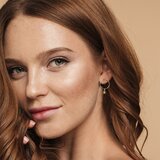 Cercei aur 14K cu steluta si cerc DiAmanti PL0199KG14K-AS